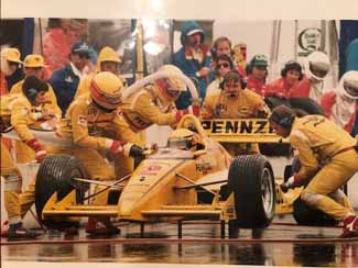 Pat Hawley worked on Rick Mears' crew in 1990